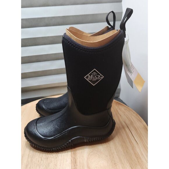 Muck Boot Kids Size 2 – Black Waterproof Pull-On Boots – NWT - Picture 3 of 11